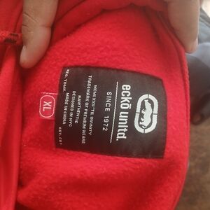 Ecko Unltd Red Hoodie XL